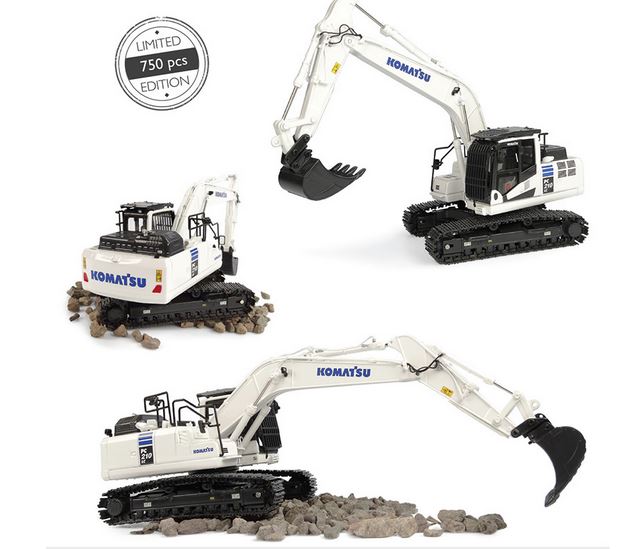 Komatsu PC210LCi-11 White Edition Limited Edition - 1:50